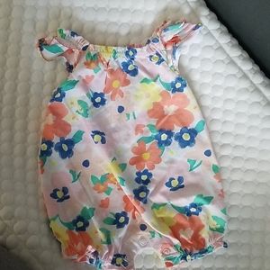 Off Shoulder Carter's Romper